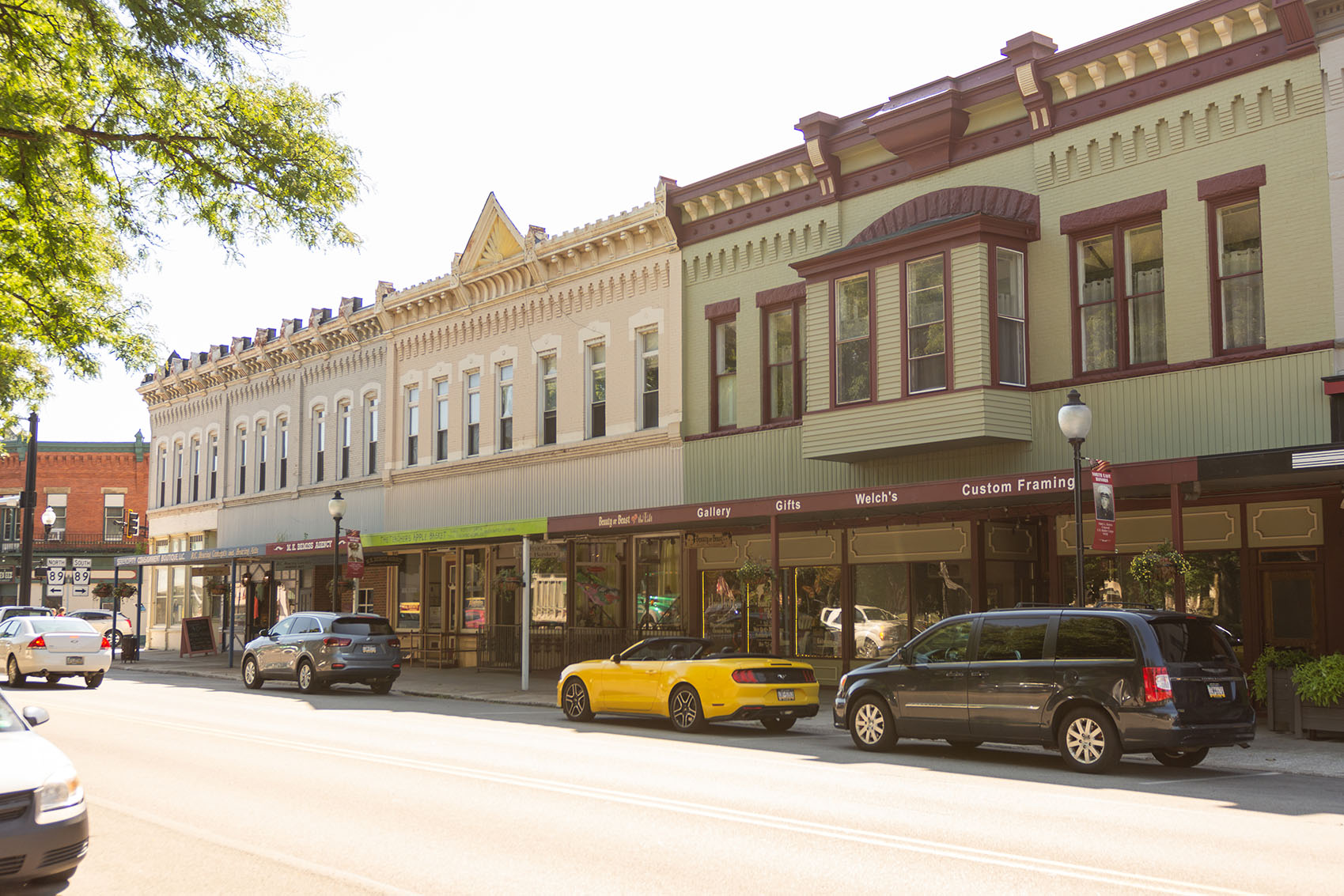 businesses downtown in North East