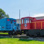 train at lakeshore railway in North East