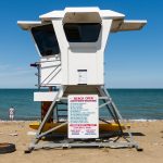 life guard stand at the beach