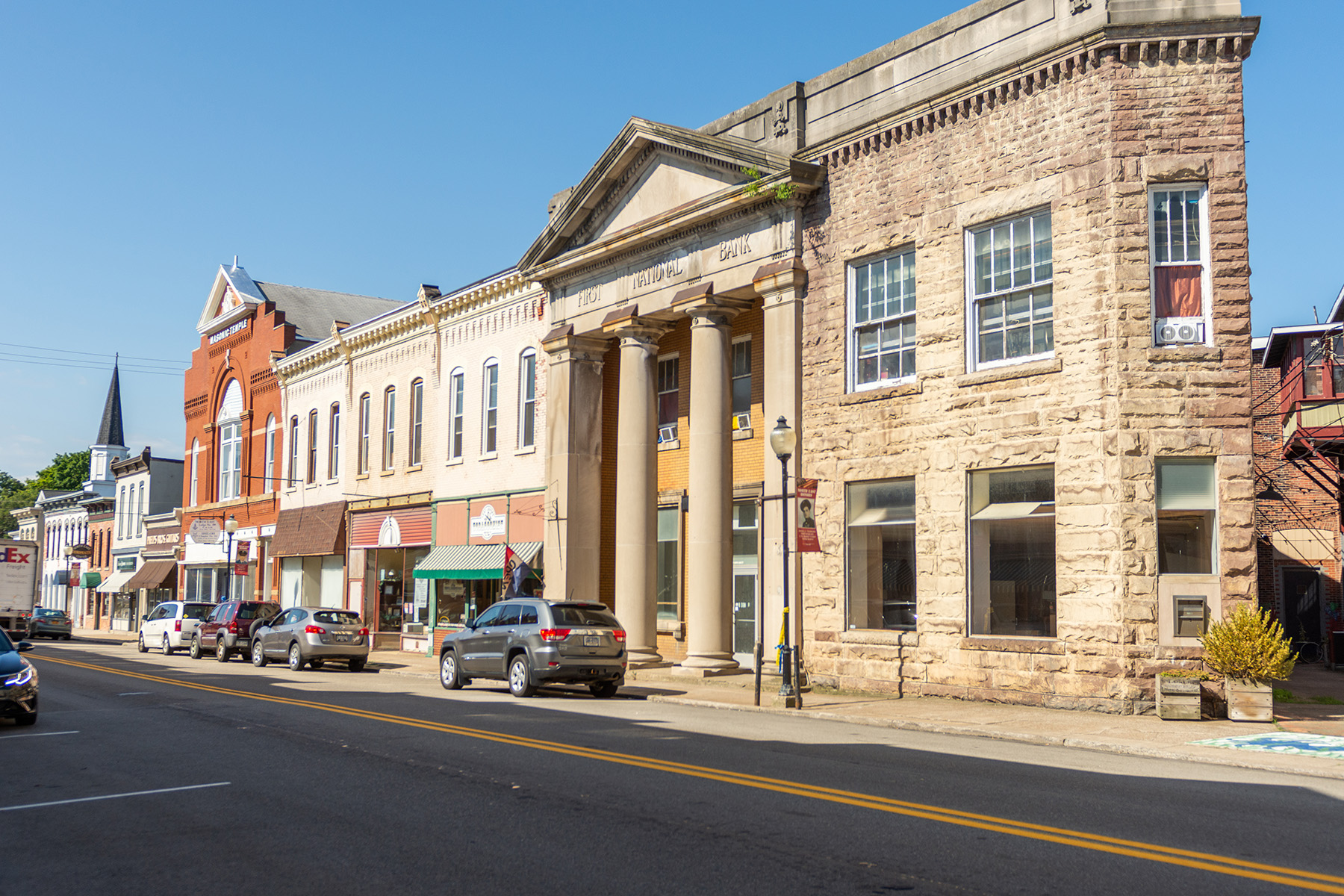 first national bank in North East