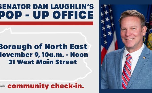 Senator Laughlin’s Pop Up Office returns to North East Borough